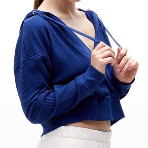 NEW Hilfiger Cropped Hoodie Top NWT